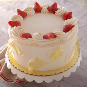 Strawberry White Chocolate Cake